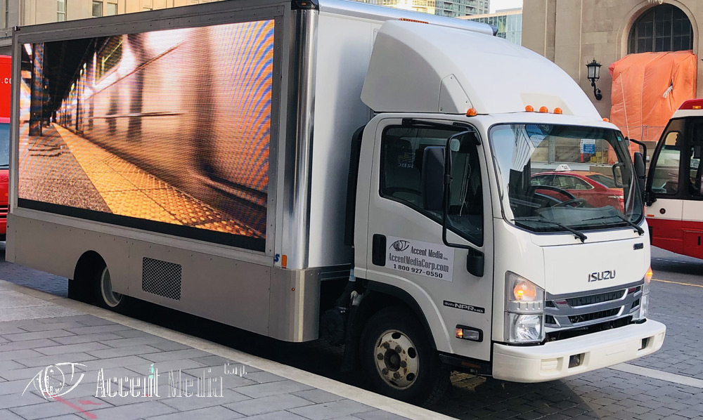 Digital Led video truck-Teksavvy Toronto